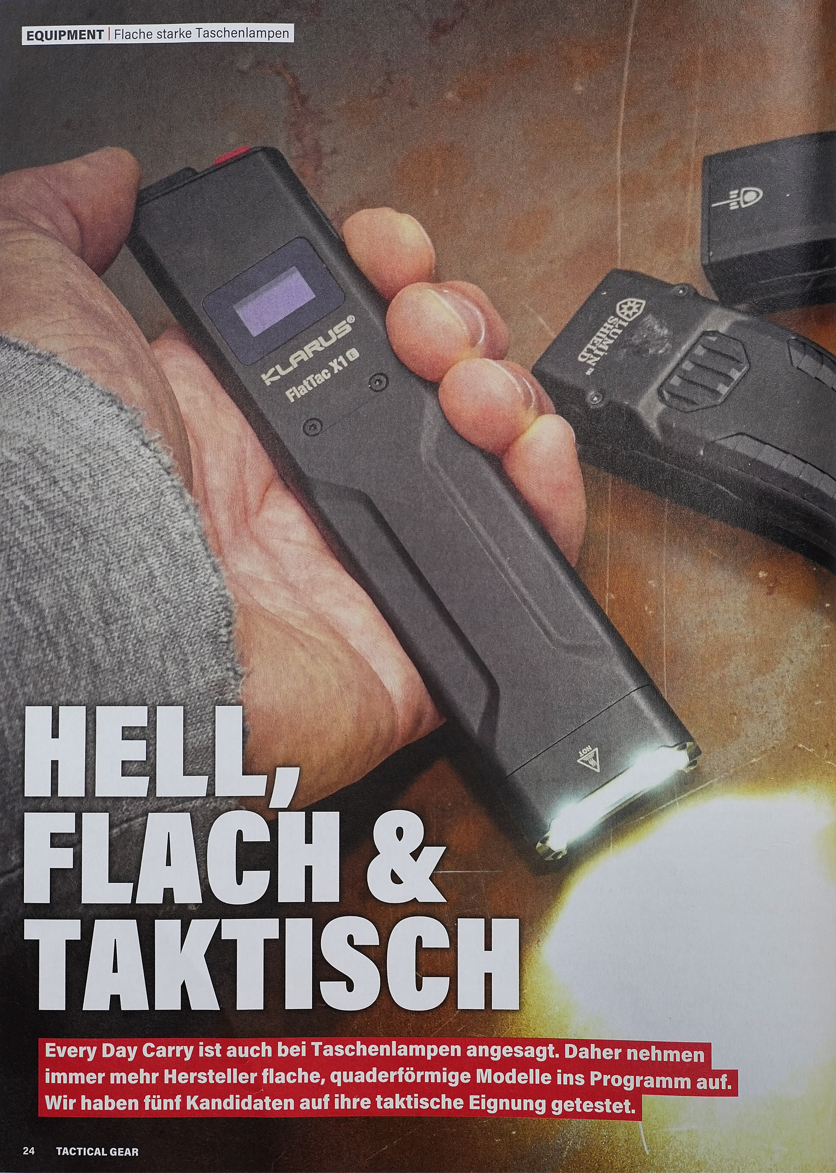 Germany’s Tactical Gear Magazin Reviews the KLARUS