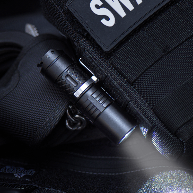 Compact Dual-Switch Tactical Flashlight
