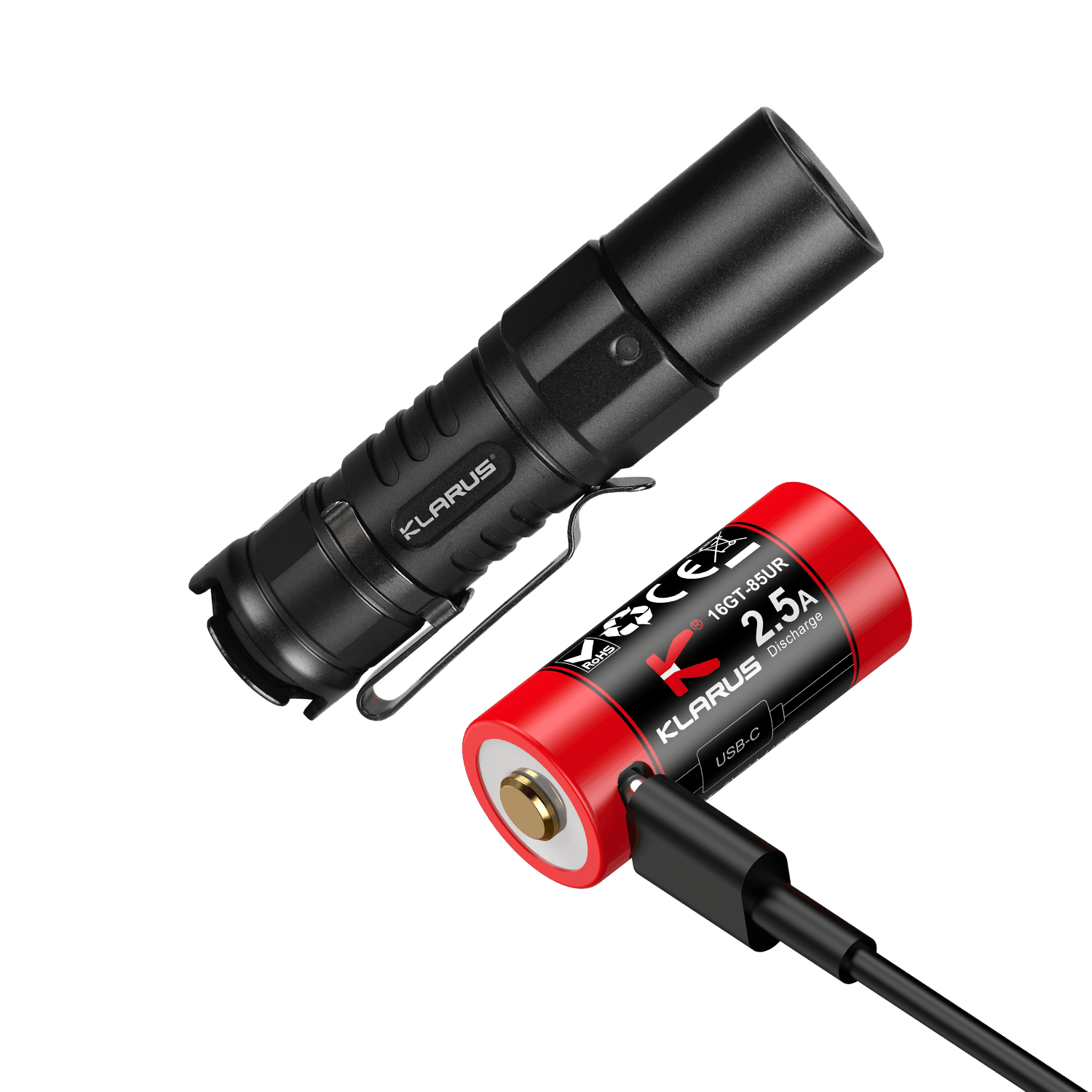Compact Dual-Switch Tactical Flashlight