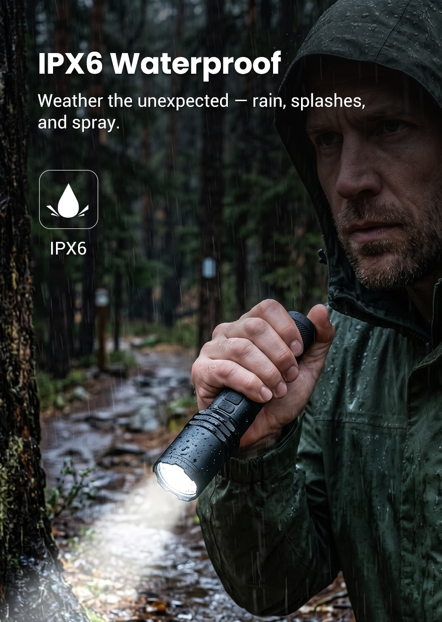 IPX6 Waterproof