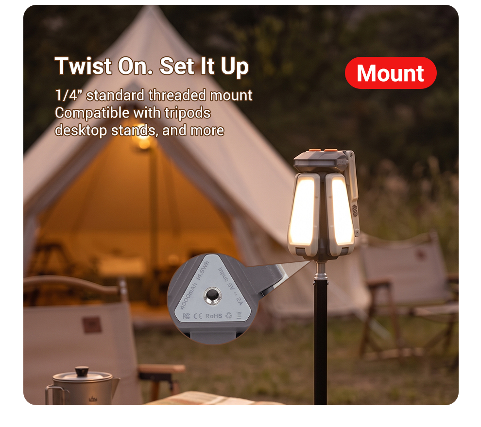 Twist On. Set It Up