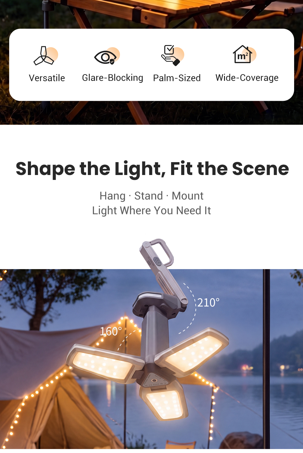 Shape the Light, Fit the Scene