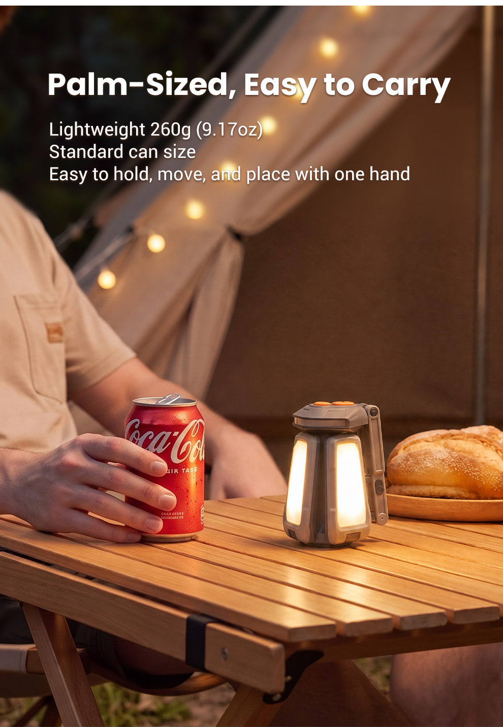 Palm-Sized, Easy to Carry
