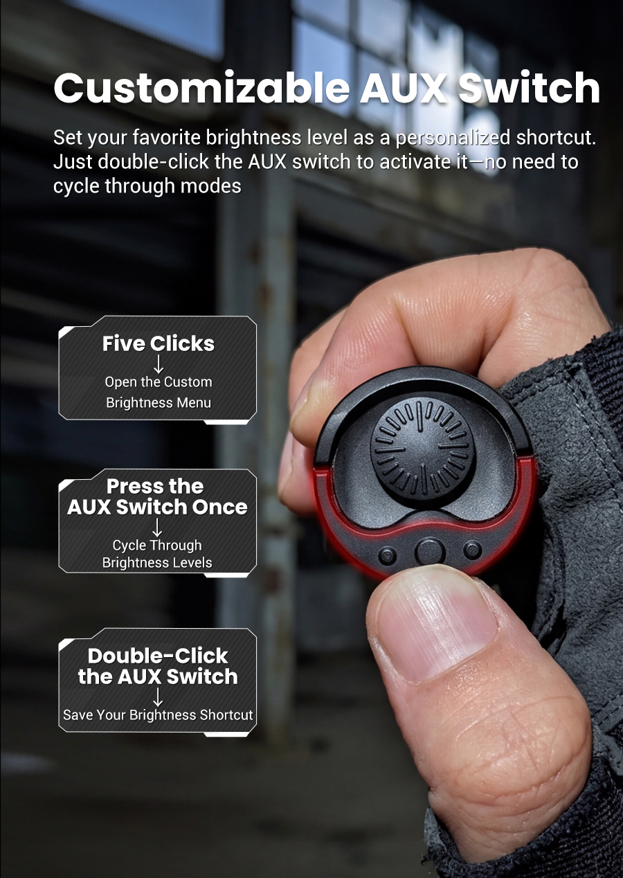 Customizable AUX Switch
